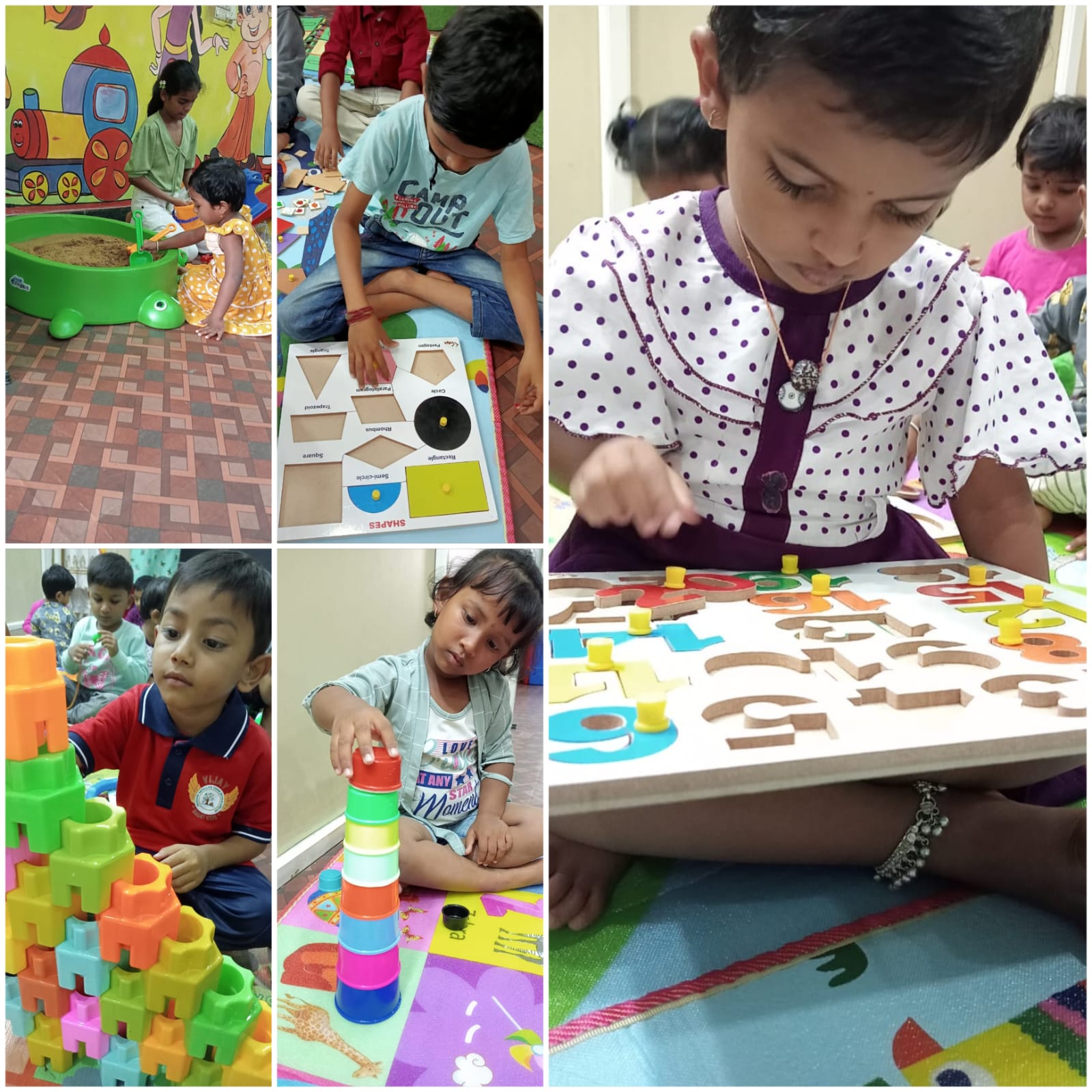 Child engaged in creative writing activities